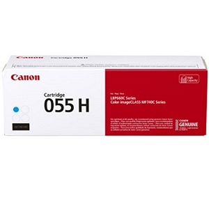 Made By Canon 055H CRG-055 C H 3019C001 Cyan High Yield Toner Cartridge imageCLASS LBP664cdw, MF741cdw, MF743cdw, MF745cdw