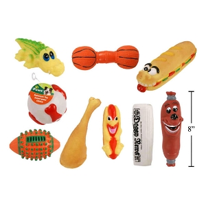 Dog Squeeze Toys, 9 Styles 1 Randomized Style Per Pack - PAWS
