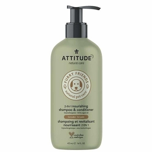 Pet 2-in-1 Nourishing Shampoo & Conditioner, Lavender, 473 ml - ATTITUDE