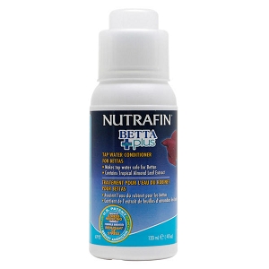 Nutrafin Betta Plus Tap Water Conditioner for Bettas, 120ml (4 fl oz), White