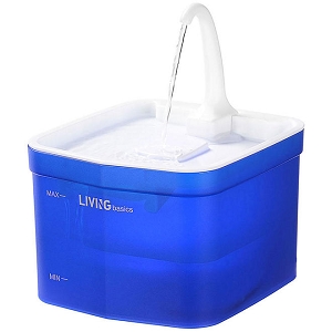 Automatic Cat Pet Water Fountain, Faucet spout, Translucent LED Light, 67oz - LIVINGbasics