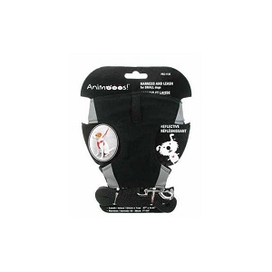 Small Dog Puppy Adjustable Vest Harness Reflective Leash Set