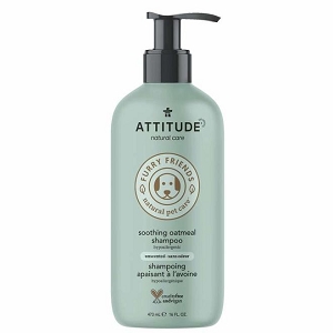 Pet Soothing Oatmeal Shampoo, Unscented, 473 ml - ATTITUDE