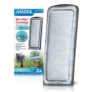 Marina Bio Carb Cartridge for Slim Filters, 3 pack