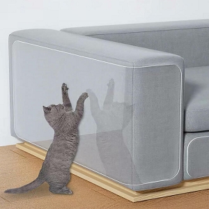Cat Scratch Furniture Protector Cut-Free PVC Anti-Scratch Sofa Sticker - 11.8 x 118in
