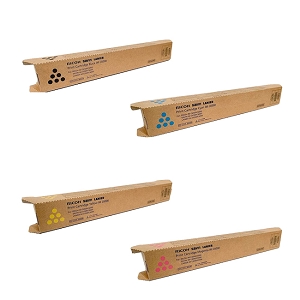 Made By  Ricoh 4 Pack 842279, 842280, 842281, 842282 842287, 842288, 842289, 842290 CMYK Toner Cartridge, Lanier IM C4500, C6000, Savin IM C4500, C6000