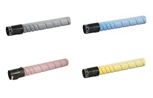 Compatible 4 Pack Konica Minolta TN514 Bizhub C458, C558, C658  Toner Cartridges