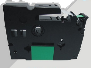 Compatible Brother TZe-715, Tze715 6mm (0.25 Inch), Length of 8M, White on Green Label Tape