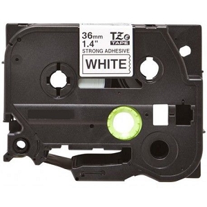 Compatible  Brother TZe-S261, TZes261 36MM ( 1.4 Inch ), Length of 8M, Black on White Strong Adhesive Label Tape