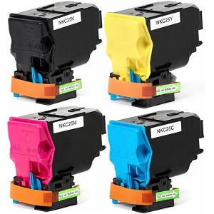 Compatible 4 Pack Konica Minolta TNP27 TNP-27 Laser Toner Cartridges Konica Minolta Bizhub C25