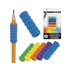 Merangue Comfort Grip Mechanical Pencils with White Eraser, 0.7mm - 7/Pack 