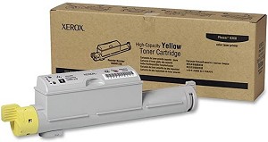  Made by Xerox Phaser 6360 106R01220 Yellow High Yield Toner Cartridge 