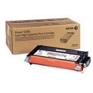  Made by Xerox Phaser 6280 106R01392 Cyan High Yield Toner Cartridge 