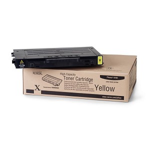  Made by Xerox 106R00682 High Capacity Yellow Phaser 6100 Compatible Laser Toner Cartridge 