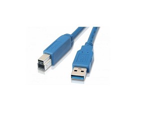 3ft USB 3.0 A Male to B Male 28/24AWG Cable (Gold Plated) 