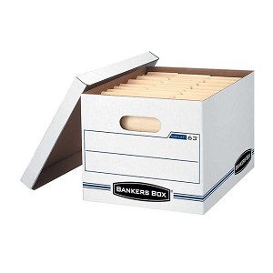 Bankers Box Easylift Basic-Duty Storage Boxes, Letter Size, 1/Pack (0006301) 