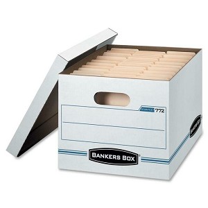 Bankers Box Stor/File Letter/Legal Size Basic-Duty Storage Box, 25Pack 00772 