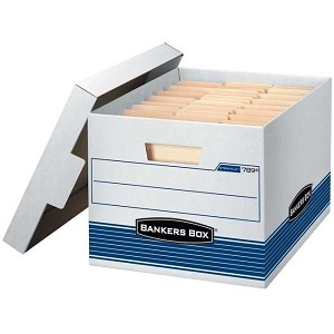 Bankers Box Stor/File Medium-Duty Storage Box, Letter/Legal, 1/Pack 