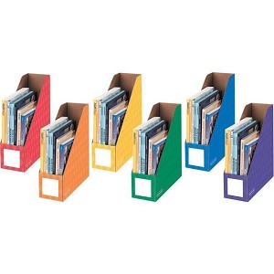 Bankers Box® Classroom Magazine File Organizers, 4-Inch, 6 Pack 