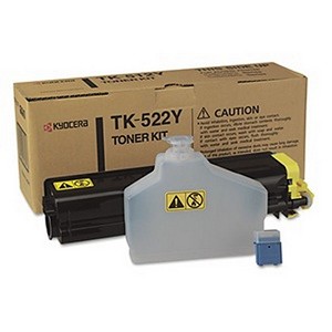  Made By Kyocera Mita TK-522 1T02HJAUS0 TK522Y Yellow Toner Cartridge FS-C5015 