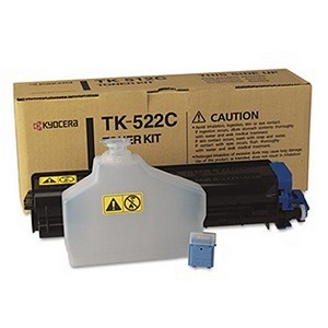  Made By Kyocera Mita TK-522 1T02HJCUS0 TK522C Cyan Toner Cartridge FS-C5015 