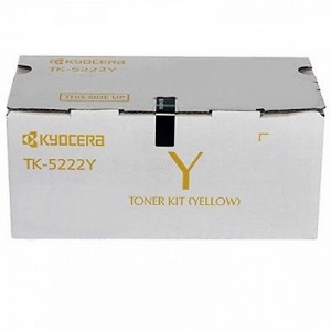  Made By Kyocera Mita TK-5222 1T02R9AUS1 TK5222Y Yellow Toner Cartridge ECOSYS M5521CDW, P5021CDW 