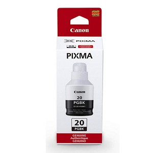  Made by Canon GI-20 3383C001 Pigment Black Ink Bottle PIXMA G5020, G6020, G7020 