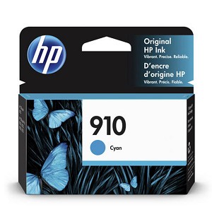 Made by HP 910 3YL58AN Cyan Ink Cartridge OfficeJet 8018, 8020, 8022, 8025, 8028, 8035 