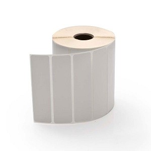 Universal 4 x 1 Inch Thermal Transfer Labels, White, 1300 Labels per Roll, Ribbon Required 