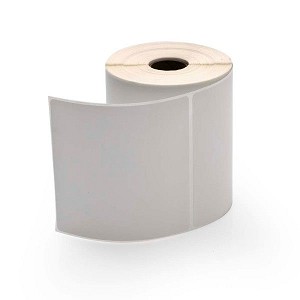Universal 4 x 4 Inch Thermal Transfer Labels, White, 350 Labels per Roll, Ribbon Required 