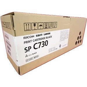  Made by Ricoh SP C730 407123 407841 Black Toner Cartridge 
