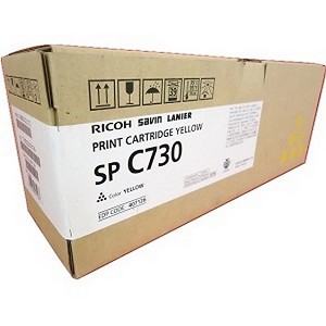  Made by Ricoh SP C730 407126 407844 Yellow Toner Cartridge 