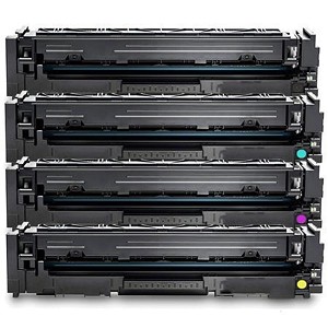 4 Pack HP 414X Color LaserJet Pro M454, M479 High Yield Toner Cartridges - With Chip 