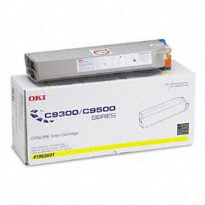  Made By Okidata Type C5 41963601 Yellow Toner Cartridge C9300, C9500 