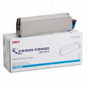 Made By Okidata Type C5 41963603 Cyan Toner Cartridge C9300, C9500 