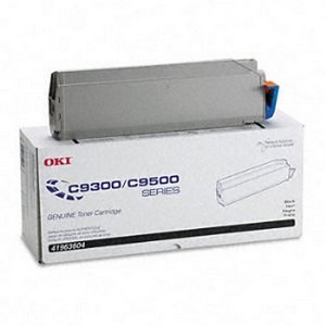  Made By Okidata Type C5 41963604 Black Toner Cartridge C9300, C9500 