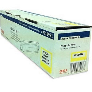  Made By Okidata ES-3640 42918921 Yellow Toner Cartridge ES3640 