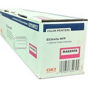  Made By Okidata ES-3640 42918922 Magenta Toner Cartridge ES3640 