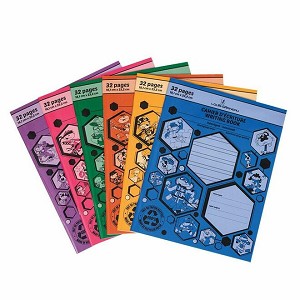 LG25 Wide Interlined Writing Book, 9" x 7", 32 Pages, Random Color 