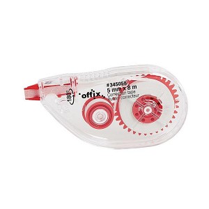 Offix® Correction Tape, 5mm x 8m, 180° Swivel Head 345058 