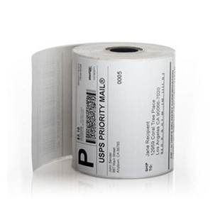 Zebra 4 Inch X 6 Inch Universal Desktop Direct Thermal Labels, White, 350/roll, for Zebra, Eltron, Sato, Datamax and other desktop printers 