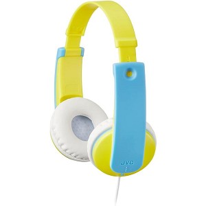 JVC HAKD7Y Kid's Headphones, Yellow and Blue - 424143 