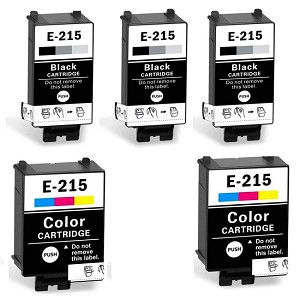  Epson 215 Ink Cartridges T215 Remanufactured for WF-100 wf100 Printer 