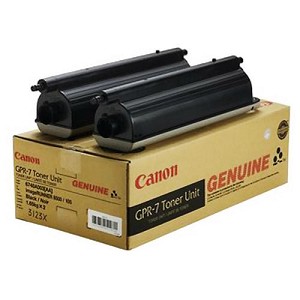 2 Pack Made by Canon GPR-7 6748A003AA Black Laser Toner Cartridge 