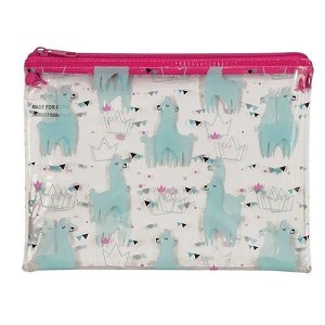 MERANGUE Pencil Case 1 main compartments with zippered closure, Safe PVC, 8.2 x 5.9", 815663 