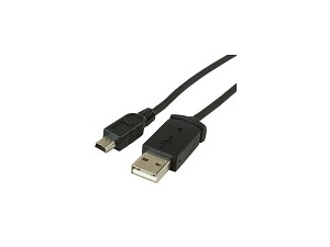 6ft USB 2.0 A Male to Mini USB Cable (Gold Plated) 