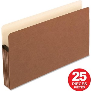 Pendaflex® Expanding File Pocket,25/Pack - 1-3/4 in. (400 sheets), Legal 