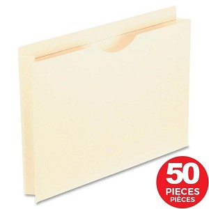 Pendaflex® Reinforced Top Tab File Jacket - letter ,Expansion of 2", 50/Pack 