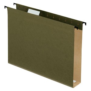 Pendaflex® SureHook™ Reinforced Extra-Capacity Hanging Folder, Letter Size, Standard Green 