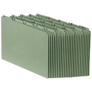 Pendaflex® P425U File Guides, Letter, 25 Separate Pack 